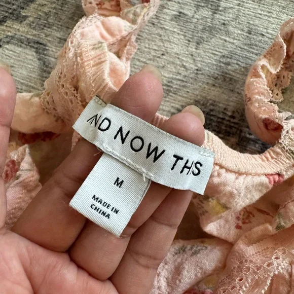 And Now This Floral Tank Top, Size Medium - Picture 10 of 10